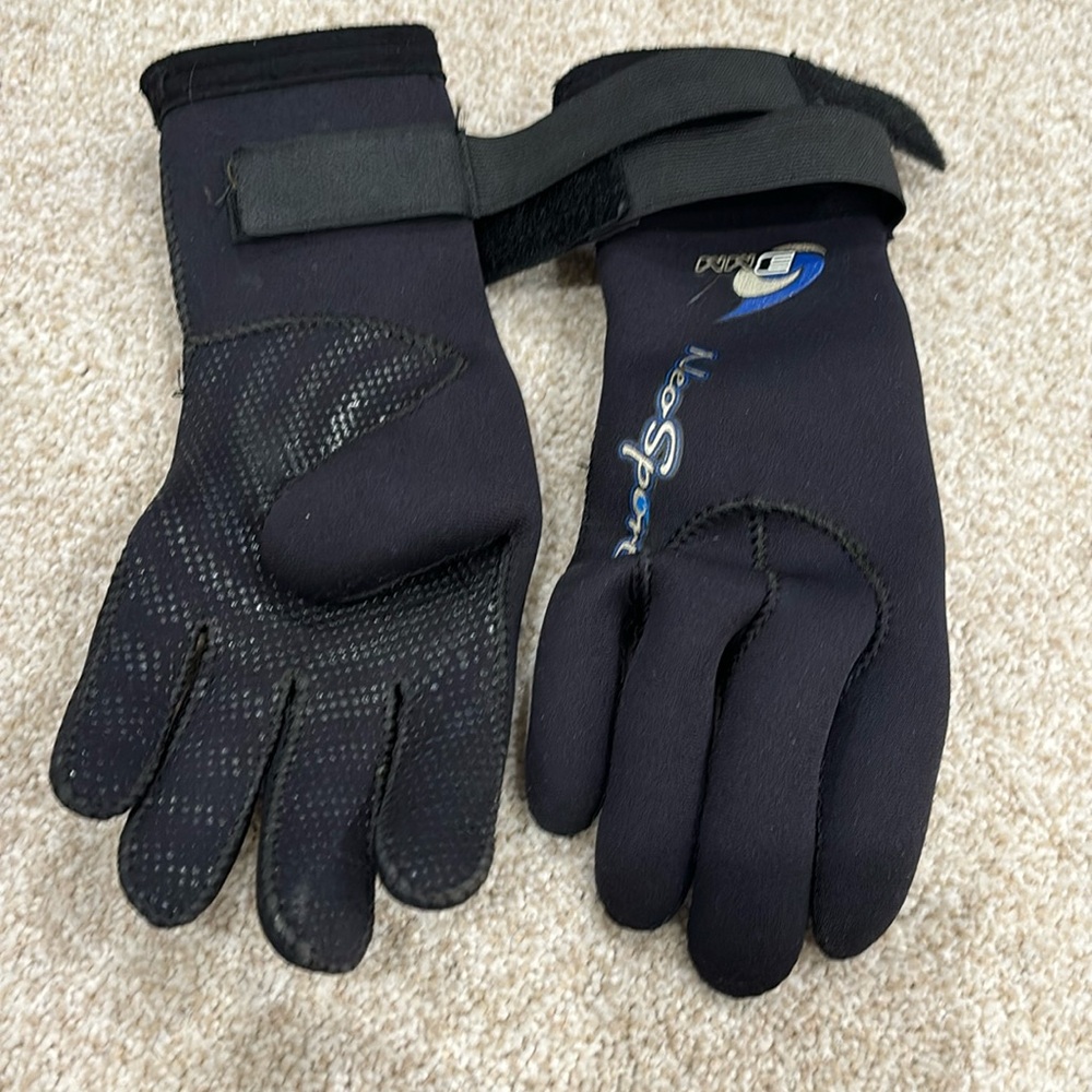 Neosport 3mm Velcro Scuba Diving Gloves Size X-Small